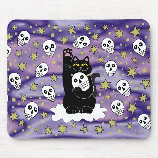 今夜はスカルが好い マウスパッド (正面)