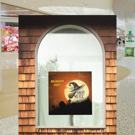 今夜はハロウィーンだ ウィンドウサイン