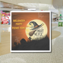 今夜はハロウィーンだ スタンダードランチョンナプキン