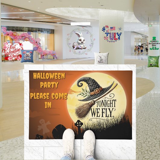 今夜はハロウィーンだ ドアマット