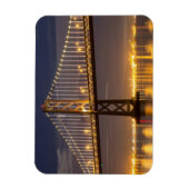 今夜はベイブリッジの上の月の出 マグネット (縦)