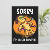 今夜は可愛忙しいブードゥー人形 招待状 (スタンド正面)