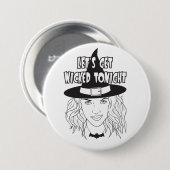 今夜は悪くなろうボタン 缶バッジ (正面&裏面)