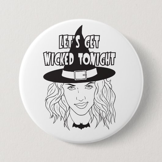 今夜は悪くなろうボタン 缶バッジ (正面)