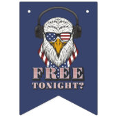 今夜は暇？7月の愛国的なハゲワシの4頭目 バンティングフラッグ (第2の旗)