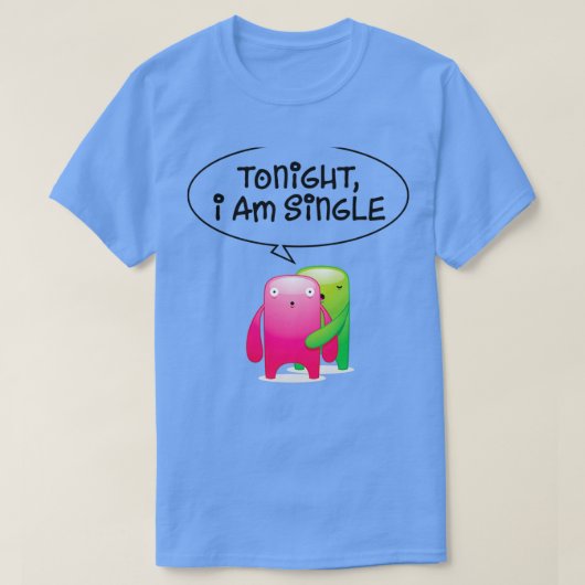 今夜は私は独身の3歳 Tシャツ (デザイン正面)