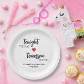 今夜は食べ明日はリハのディナー ペーパープレート (パーティー)