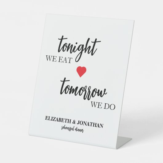 今夜は食べ明日はリハのディナー 台座サイン (正面)