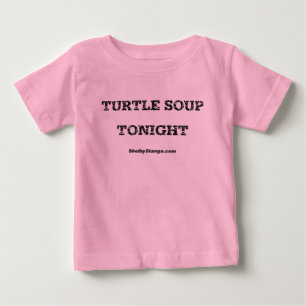 今夜カメスープ幼児Tシャツ ベビーTシャツ
