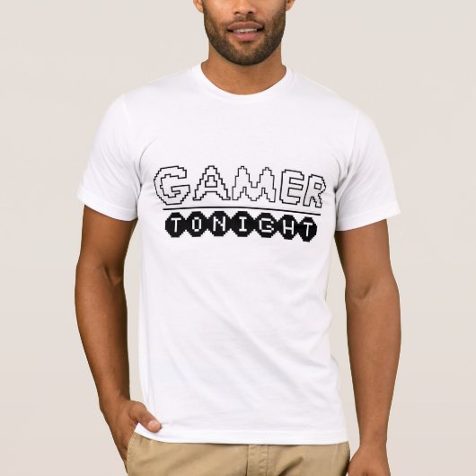 今夜ゲーマーのワイシャツ! Tシャツ (正面)