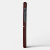 今夜ポルトフィノで私に会う – burgundy – ロマンチック Case-Mate iPhoneケース (裏面 / 左)