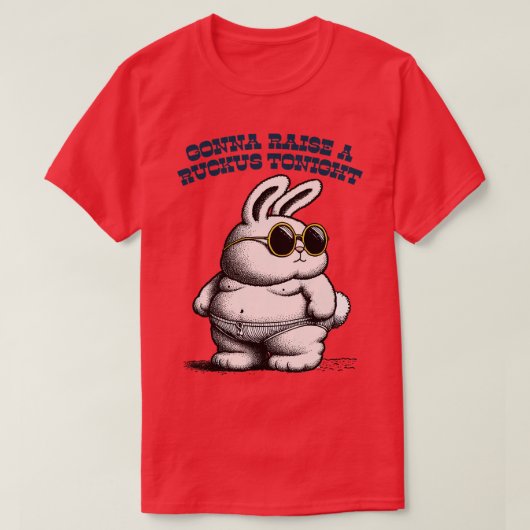 今夜ラッカスを上げる Tシャツ (デザイン正面)