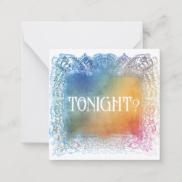 *~*今夜？人間関係AP62フラットノートカード ノートカード