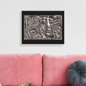 「今夜、焼けるぞ！」 キャンバスプリント (インサイチュ (リビング))