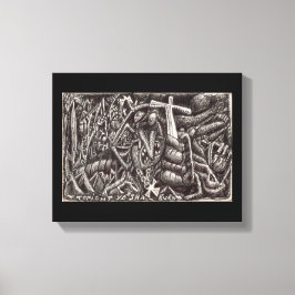 「今夜、焼けるぞ!」 キャンバスプリント