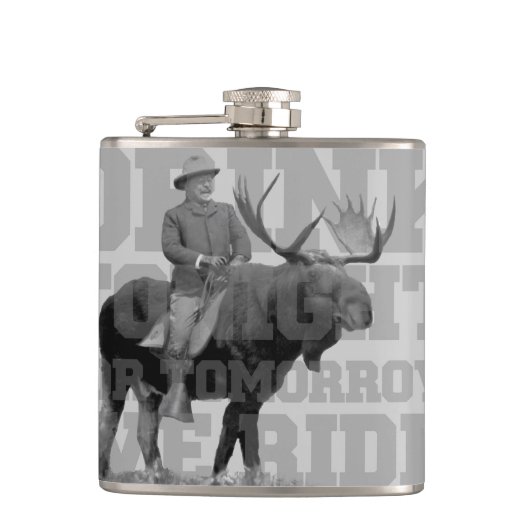 今夜Teddy Rooseveltの飲み物 フラスク (正面)