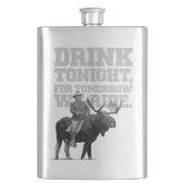 今夜Teddy Rooseveltの飲み物 フラスク (正面)