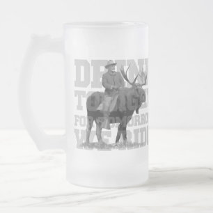 今夜Teddy Rooseveltの飲み物 フロストグラスビールジョッキ