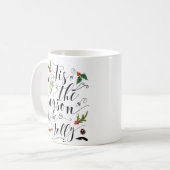 今季のクリスマス休暇マすてきグ コーヒーマグカップ (正面左)