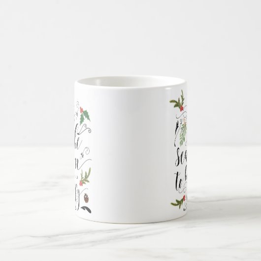 今季のクリスマス休暇マすてきグ コーヒーマグカップ (中央)