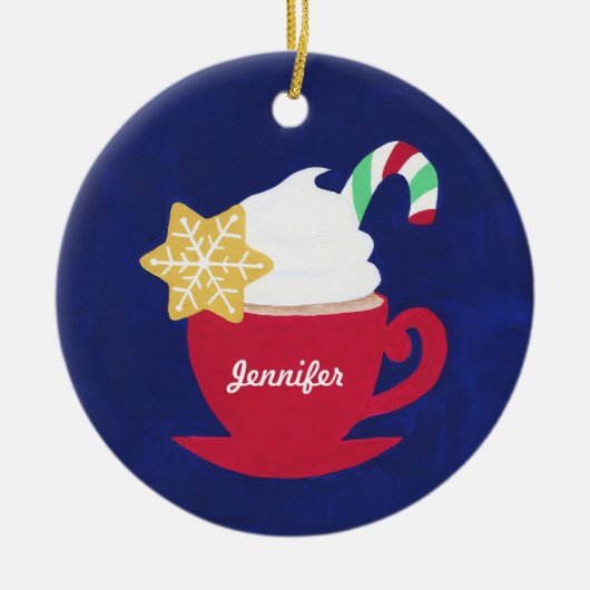 今季の一杯 セラミックオーナメント (正面)