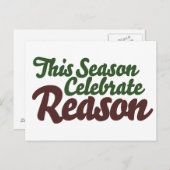 今季の理祝由 ポストカード (正面/裏面)