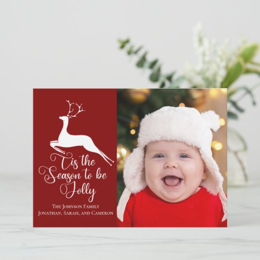 今季の美しい赤い家族の写真 シーズンカード (スタンド正面)