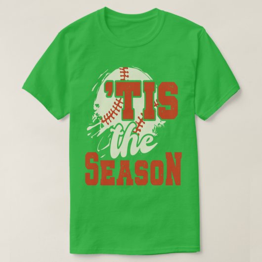 今季の野球好きおもしろい Tシャツ (デザイン正面)