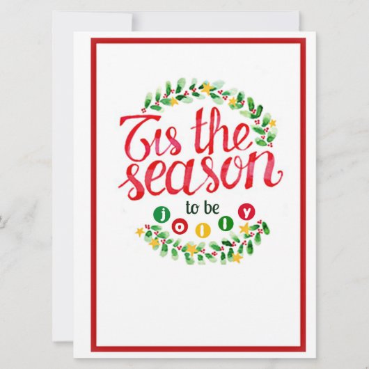 今季はクリスマス·すてきパーティー 招待状 (正面)