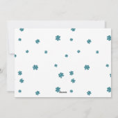 『今季、写真のクリスマスカードをきらめかせる季節』 シーズンカード (裏面)