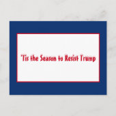 今季，切り札のクリスマス休暇に耐える シーズンポストカード (正面)