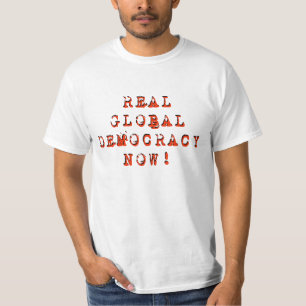 "今実質の全体的な民主主義"のTシャツ Tシャツ