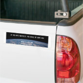 今家があって下さい バンパーステッカー (トラック上)