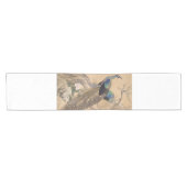 今尾渓念筆の春の孔雀 ショートテーブルランナー (横)