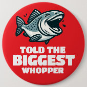 今年おもしろい最大の期間を告げた 缶バッジ (正面)