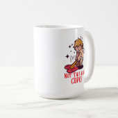 「今年じゃないよ、かわいい!」 スタイル1 コーヒーマグカップ (正面右)