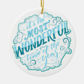 今年で一番素敵な時期だ セラミックオーナメント (正面)