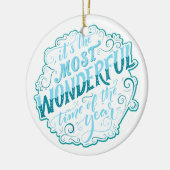 今年で一番素敵な時期だ セラミックオーナメント (左)