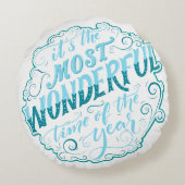 今年で一番素敵な時期だ ラウンドクッション (裏面)