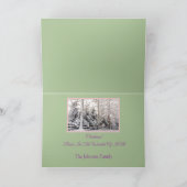 今年で一番素敵な時間だ！雪の カード (内部)