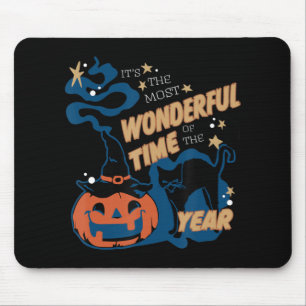 今年で一番素敵な黒猫 マウスパッド