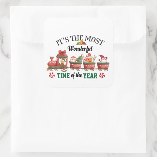 今年で一番素晴らしい時期だ スクエアシール (バッグ)