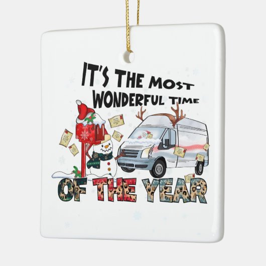 今年で一番素晴らしい時期だ セラミックオーナメント (左)