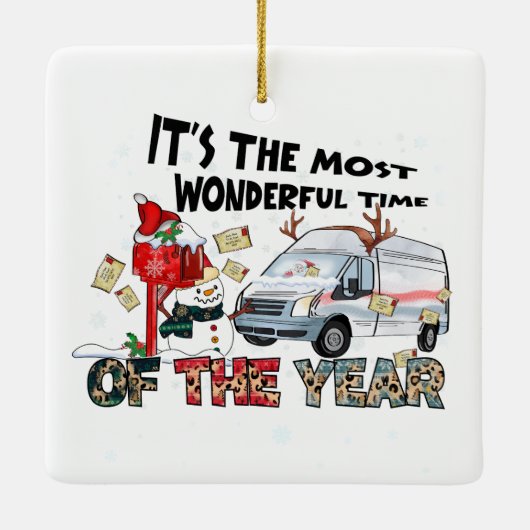 今年で一番素晴らしい時期だ セラミックオーナメント (裏面)