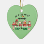 今年で一番素晴らしい時期だ セラミックオーナメント (左)