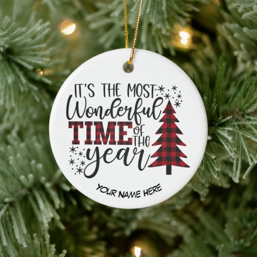 今年で一番素晴らしい時期だ セラミックオーナメント (ツリー)