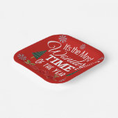 今年で一番素晴らしい時期だ ペーパープレート (傾斜あり)