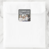 今年で一番素晴らしい時間だ！ スクエアシール (バッグ)