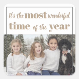 今年で一番素晴らしい時間だ! スクエアシール