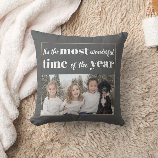 今年で一番素晴らしい時間だ!フォト クッション (ブランケット)